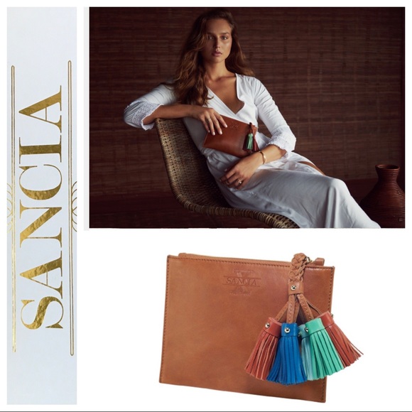 4xHP! New in Box! GORGEOUS leather SANCIA clutch! - Picture 5 of 8